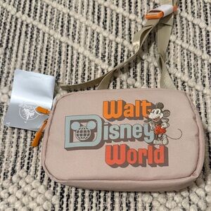 Disney Beige and Orange Crossbody Bag
